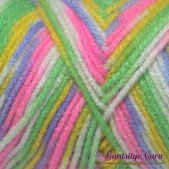 Red Heart Super Saver Sherbet Print