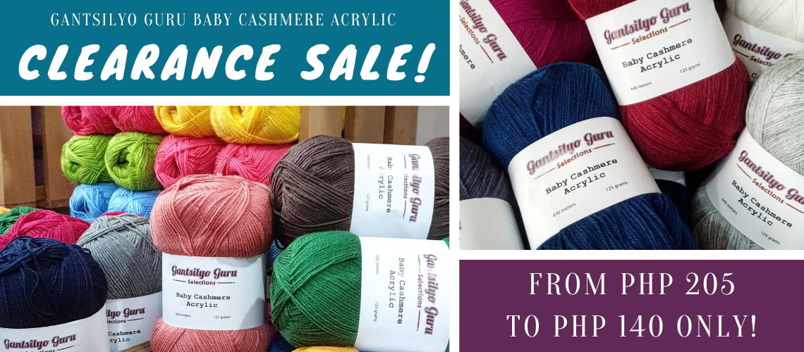 Baby Cashmere Acrylic Clearance Sale!